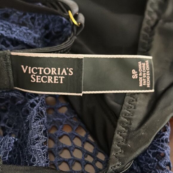 VS Teddy Size SP Navy Blue Lace & Mesh NWOT - Picture 10 of 16